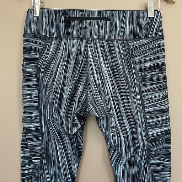 {Lululemon} Tight Stuff Tight II 25" in Low Tide Alpine White Black - Womens 8 - Picture 5 of 11